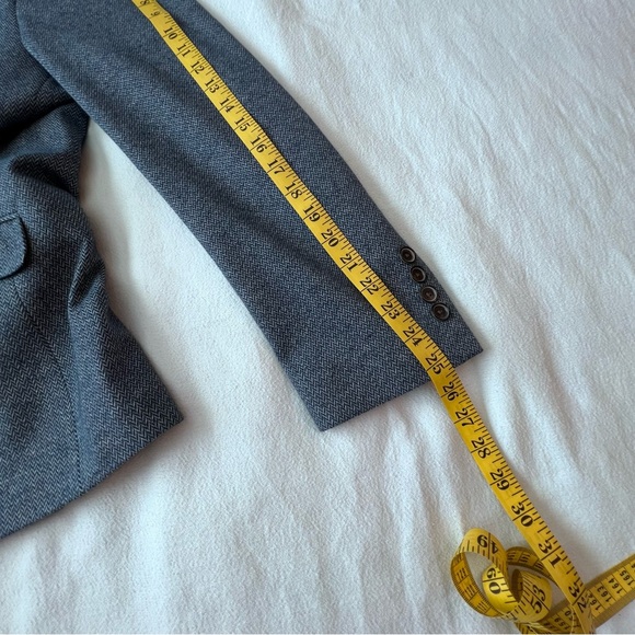 Pierre Cardin Men’s Lightweight Semi Fitted Sport Coat Blazer Jacket Blue Sz 50 - Picture 6 of 12